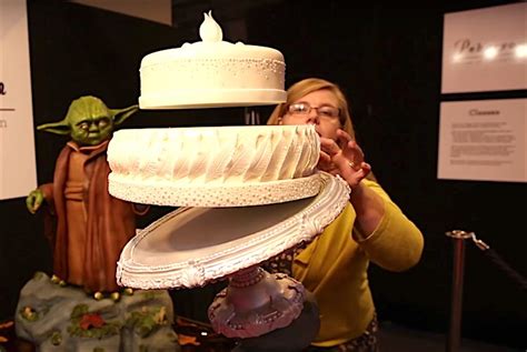 Behold The Force Yoda Makes Cake Levitate At