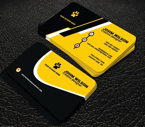 creative simple business cards professional business card templates