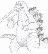 Godzilla Coloring Pages Shin Sketch Plan Popular sketch template