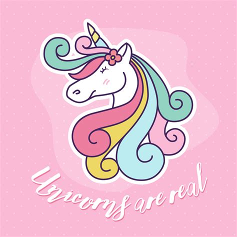 cute unicorn cartoon character illustration design  vector art