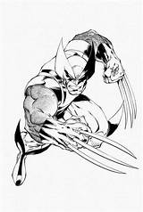 Wolverine Coloring Pages Marvel Comics Kids Printable sketch template