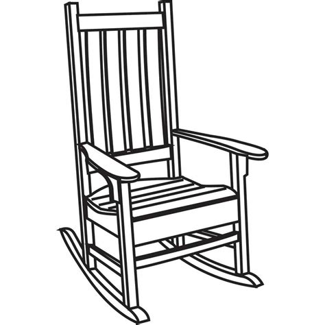rocking chair drawing  getdrawings
