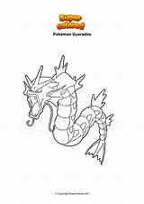 Gyarados Colorare Garados Supercolored Ausmalbilder sketch template