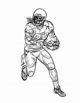 Coloring Pages Lynch Marshawn Seahawks Wilson Russell Getcolorings Printable Color Football Template sketch template