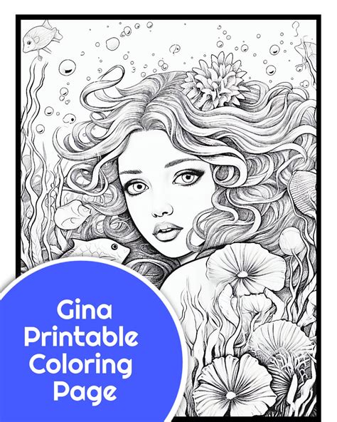 gina printable coloring page alknorr