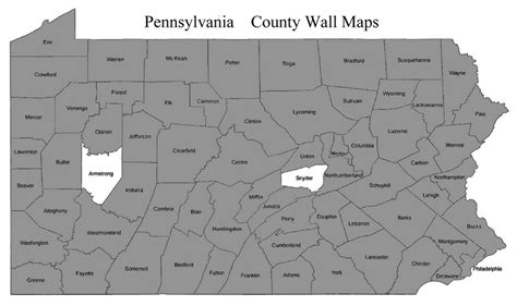 pennsylvania county maps