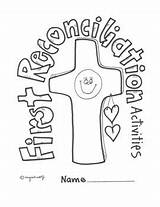 Reconciliation Sacrament Catholic Booklet First Activities Children Sacraments Confession Pages Printables Kids Eucharist Coloring Penance Craft Crafts Worksheet Activity Template sketch template