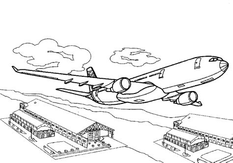 airport coloring pages    print