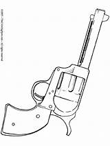 Gun Coloring Pages Shooter Six Drawing Para Colorear Pistol Guns Nerf Pistola Revolver Cowboy Tattoo Old Easy Colouring Print Printable sketch template