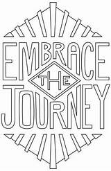 Embrace Choose Board Urban Threads Coloring Inspiring Journey Adventure Pages sketch template