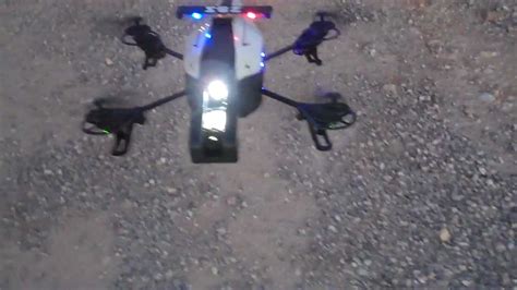 ar drone  police mod   blk wht finished youtube