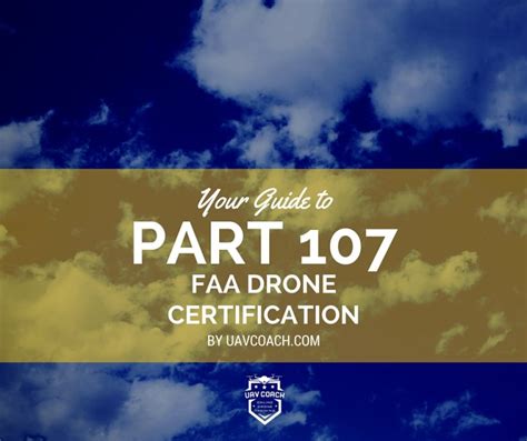 drone certification part  faa  exemption