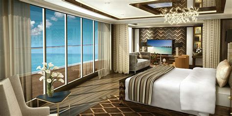 luxurious cruise ship suites