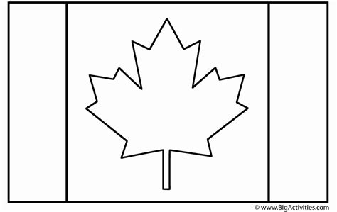 canada flag coloring page  canadian flag coloring page canada day