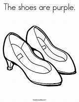 Schuhe Ausmalbild sketch template