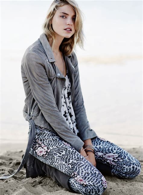 martha hunt photoshoot for free people august 2014