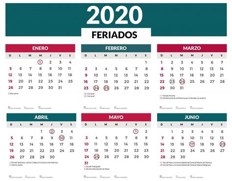 feriados  en argentina el calendario completo