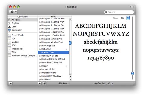 mac os  font book file extensions