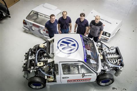 volkswagen restored  legendary twin engined golf    pikes peak legend