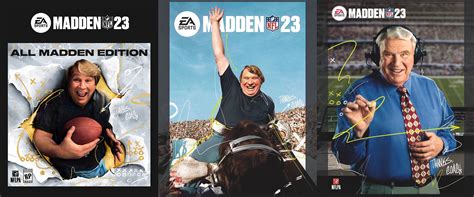 Madden Nfl 23 Covers Revealed Featuring John Madden
