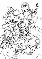 Coloring Pages Rock Fraggle Grown sketch template
