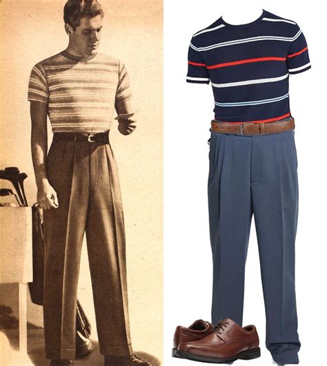 1940s Men S Outfit And Costume Ideas ヴィンテージメンズスタイル メンズカジュアル フォトモンタージュ