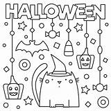 Halloween Coloring Pages Printable Kids Sheets Activities Teens Print Fall Spooky Cute Printables Illustration Vector Staggering Paw Patrol 30seconds Worksheets sketch template