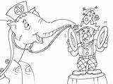 Circus Coloring Kids Pages Children Color Simple Printable Justcolor sketch template