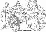 Coloring War Civil Pages Soldier American Union Cannon Revolutionary Drawing Confederate Clipart Printable Color Print Revolution Book Getdrawings Getcolorings Adults sketch template