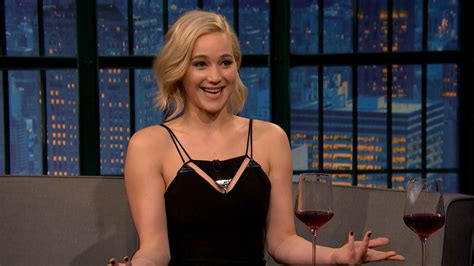 watch late night with seth meyers interview jennifer lawrence just
