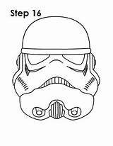 Stormtrooper Draw Wars Star Drawing Sketch Drawings Step Helmet Easy Easydrawingtutorials Pages Template Coloring Darth Vader Yoda War Pencil Characters sketch template