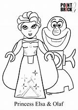 Lego Coloring Pages Brick Girls Frozen Colorare Da Disney Disegni Yellow Road Wall Legos Printable Getcolorings Drawing Friends Getdrawings Color sketch template