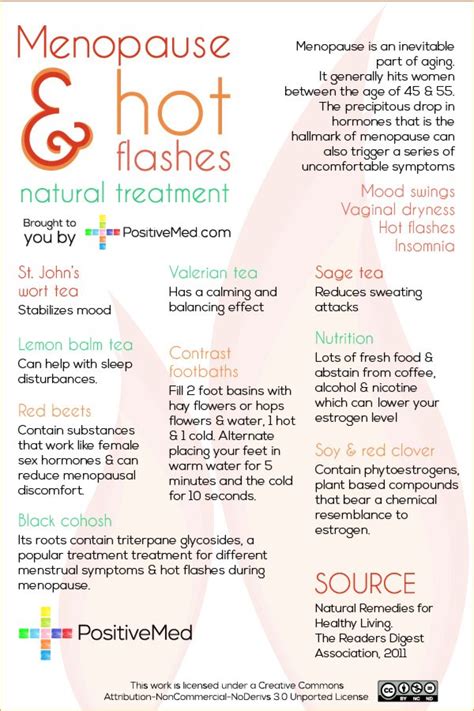 menopause and hot flashes natural treatment