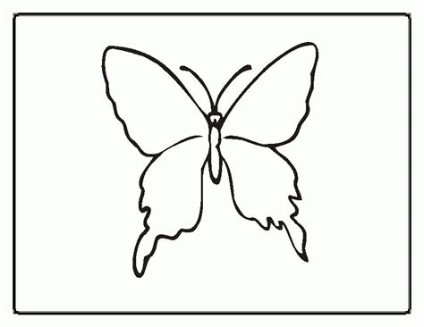 simple butterfly coloring pages coloring home