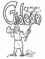 Gideon Coloring Pages Bible Getcolorings Printable sketch template