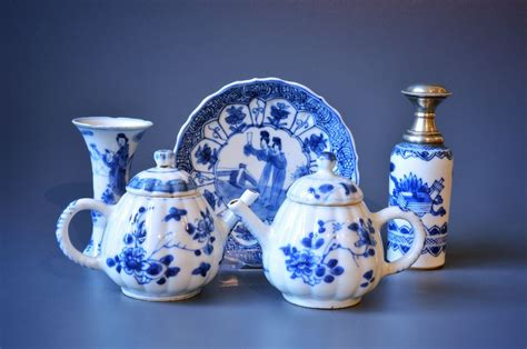 chinees porseleinen trekpotjes blauw wit kuipers kunst antiek