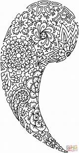 Coloring Paisley Pages Floral Adult Printable Designs Adults Book Crafts Patterns Mandala Kids Color Pattern Colorings Books Popular Coloringhome Categories sketch template