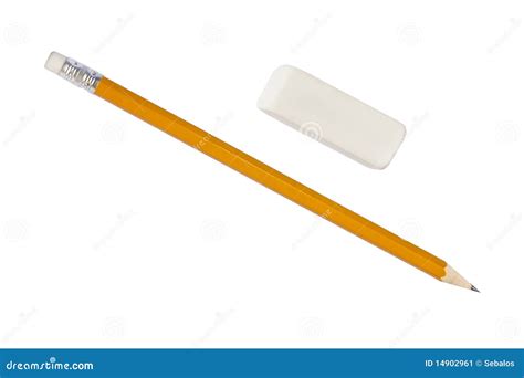 pencil  eraser stock image image