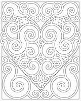 Valentines Mandalas Coloring Clip Swirl Drawn Library Printable sketch template