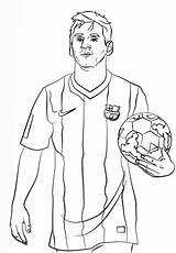 Messi Coloring Lionel Pages Printable Fifa Categories Soccer sketch template