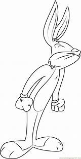 Bugs Bunny Angry Coloring Coloringpages101 Pages sketch template