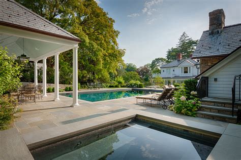 custom designed courtyard pool design shoreline pools