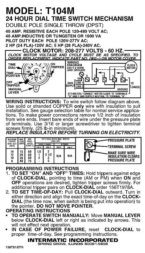 ta intermatic wiring diagram