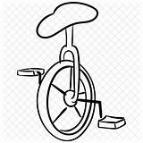Unicycle sketch template