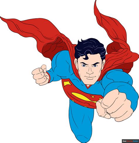 draw superman easy drawing guides