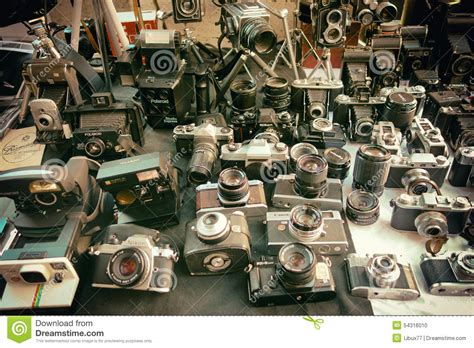 Camera Cameras Vintage Collection Editorial Image Image