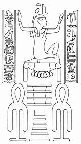 Egypte Kleurplaat Agypten Kleurplaten Egipto Egyptian Egipcios Egipcio Símbolos Stemmen sketch template