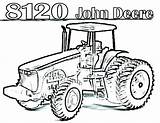 Coloring Pages Tractor Printable Deere John Getcolorings sketch template