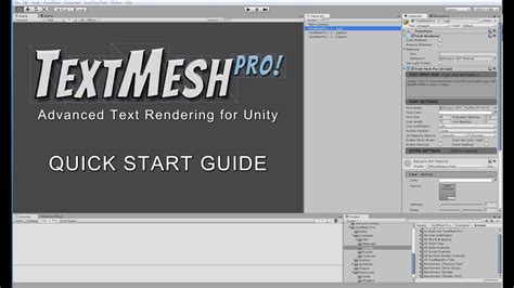 textmesh pro quick start guide youtube