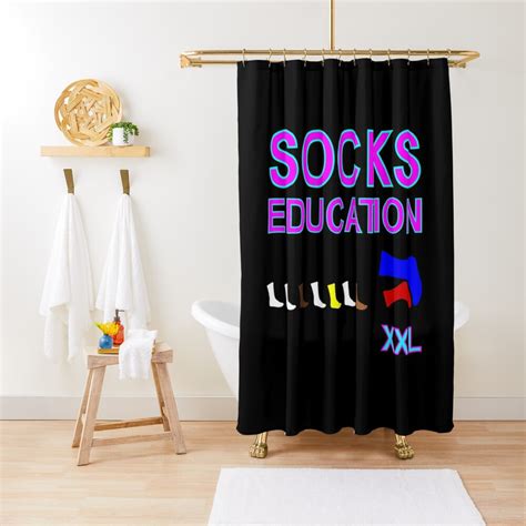 socks sex education shower curtain by alexvas redbubble